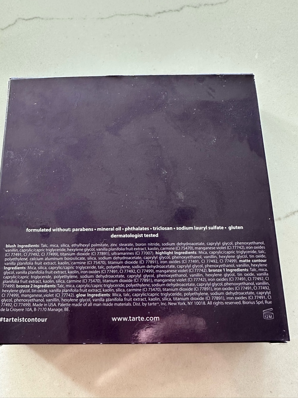 Tarte Tarteist Contour Palette Volume III NWB Rare Limited Edition Discontinued - Picture 8 of 12